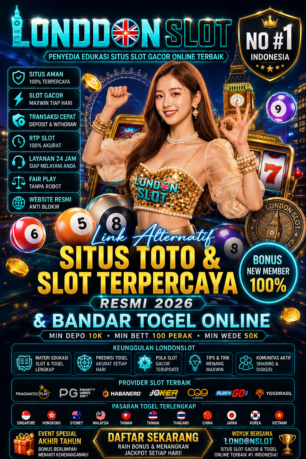 LONDONSLOT - Penyedia Edukasi Situs Slot Gacor Online Terbaik No #1 Indonesia