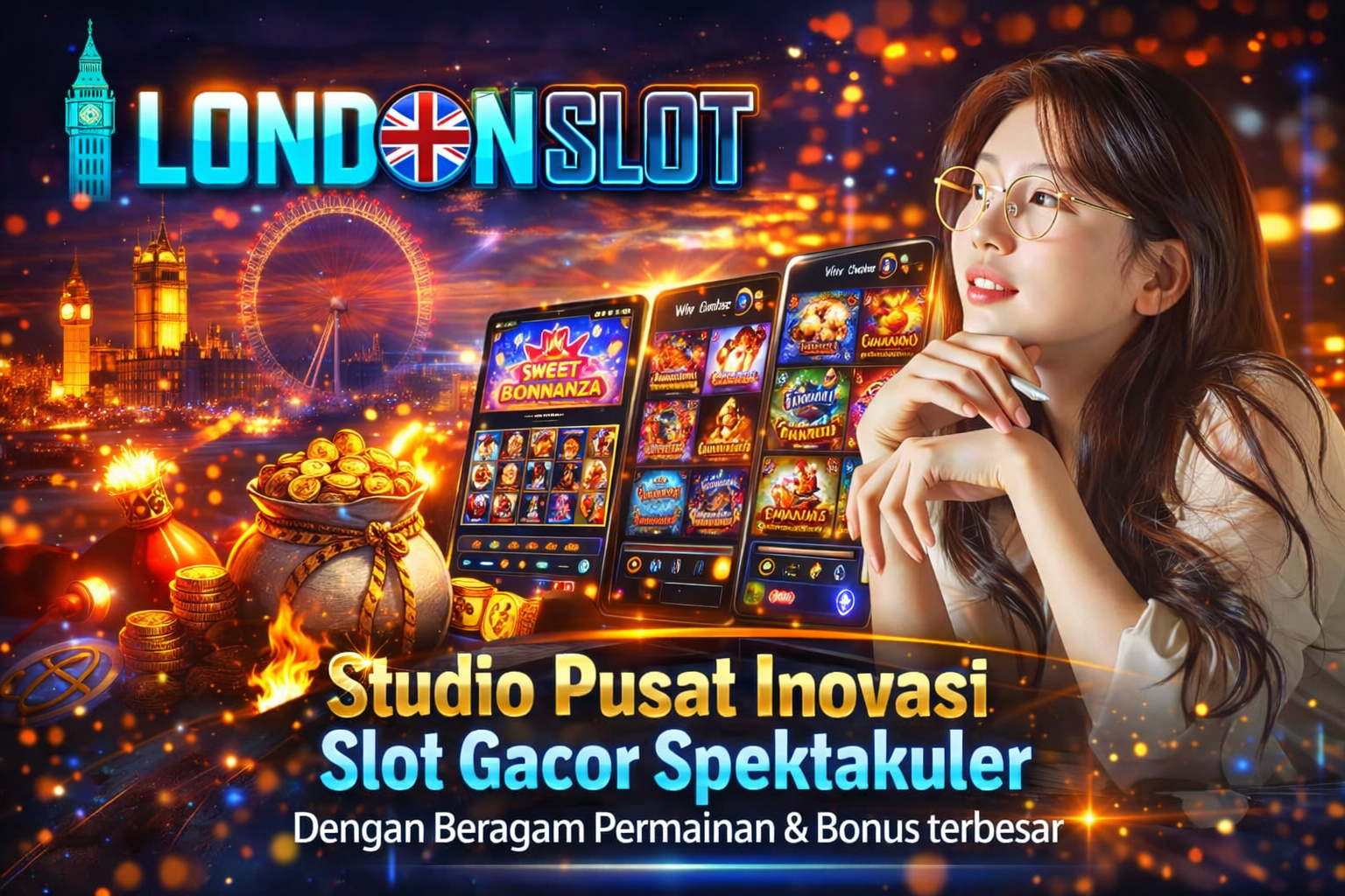 Galeri foto LONDONSLOT 🔥 Studio Pusat Inovasi Slot Gacor Spektakuler Dengan Beragam Permainan & Bonus terbesar di Jakarta
