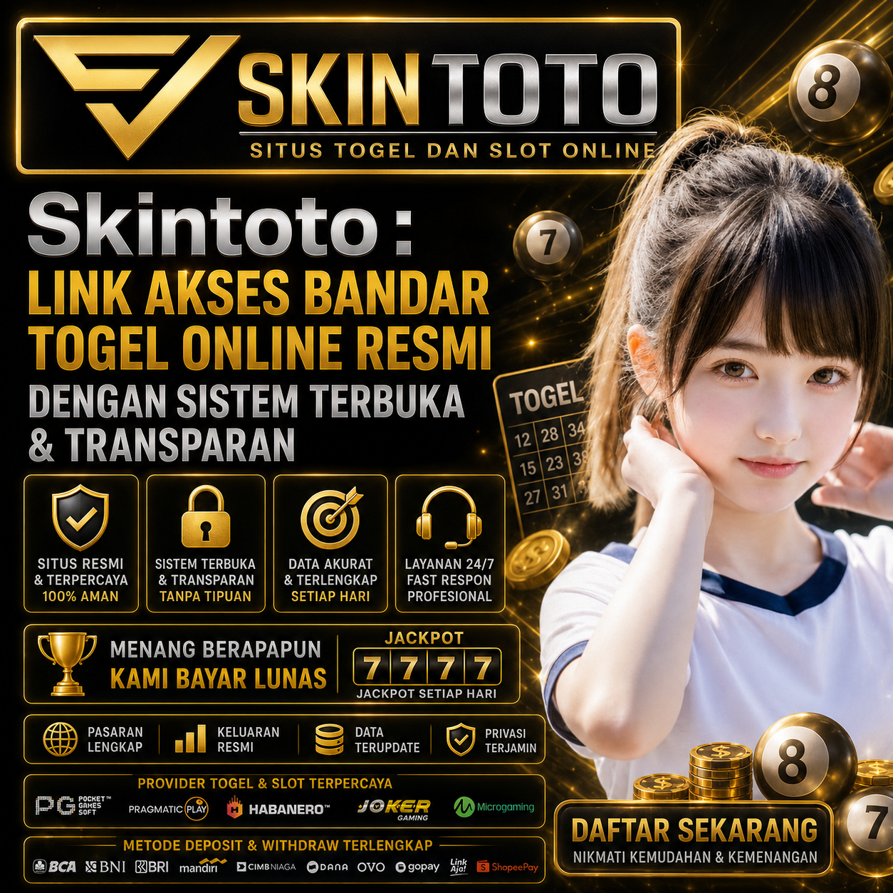 Skintoto : Link Akses Bandar Togel Online Resmi Dengan Sistem Terbuka & Transparan