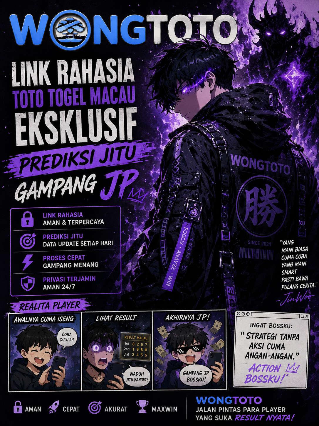 Galeri foto WONGTOTO 🔗 Link Rahasia Toto Togel Macau Eksklusif Prediksi Jitu Gampang Jp di Jakarta